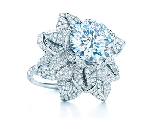 tiffany flower ring replica|reproduction tiffany diamond ring.